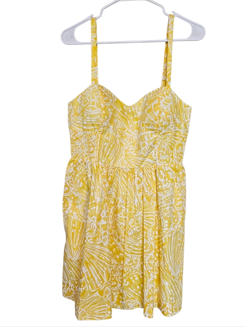 Lilly Pulitzer Christine Dress Seashell Pattern Spaghetti Strap Dress